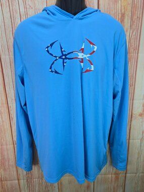 Under Armour Iso-Chill Loose Fit Patriotic Hoodie Large